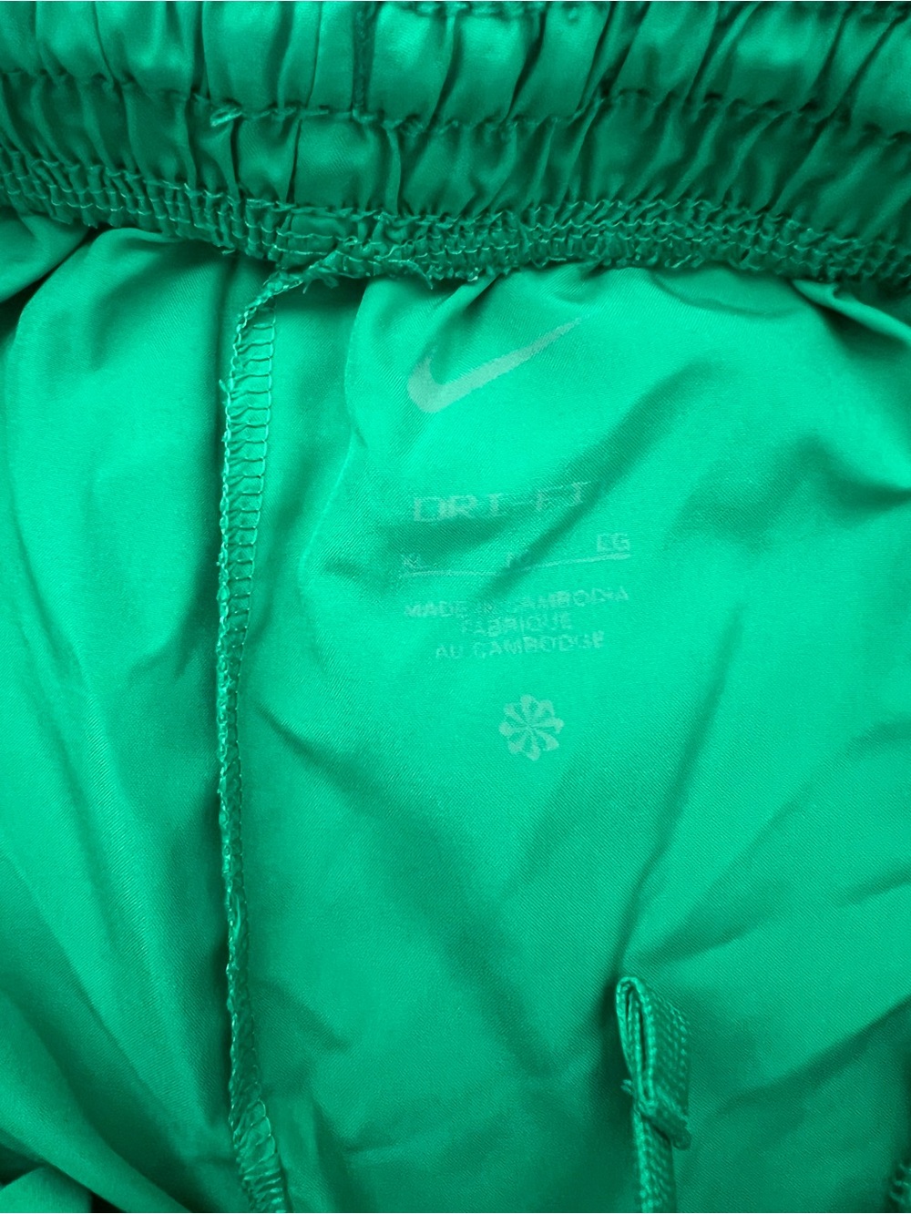 2 Pairs Nike Boys Royal Blue and Kelly Green Athletic Shorts - Picture 5 of 6